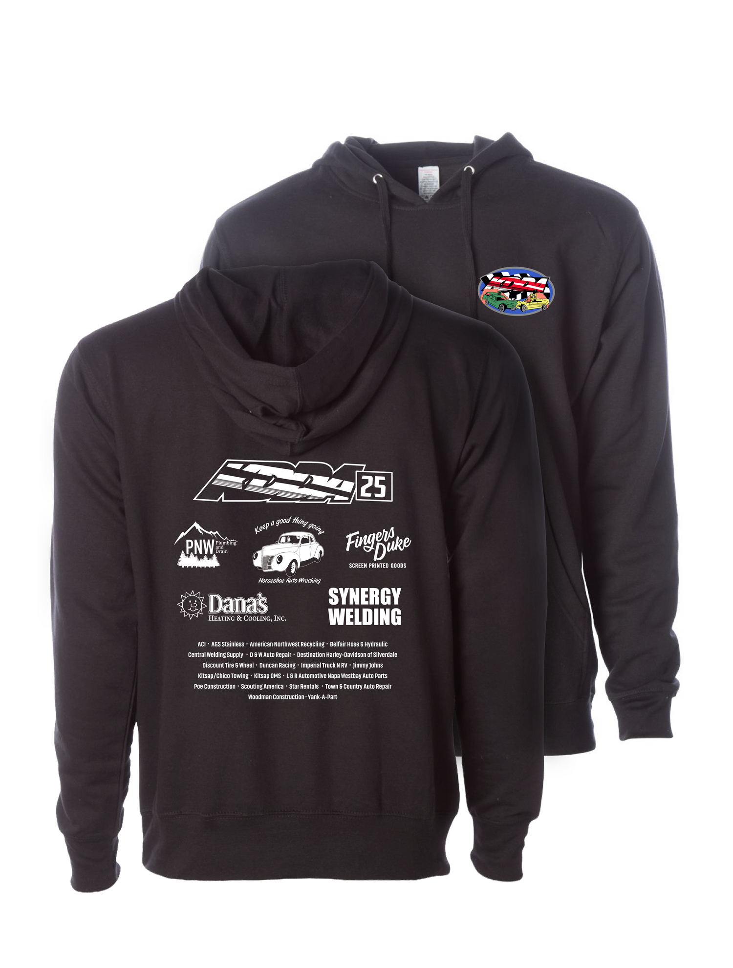 Kitsap Destruction Derby · 2025 Sponsor Hoodie