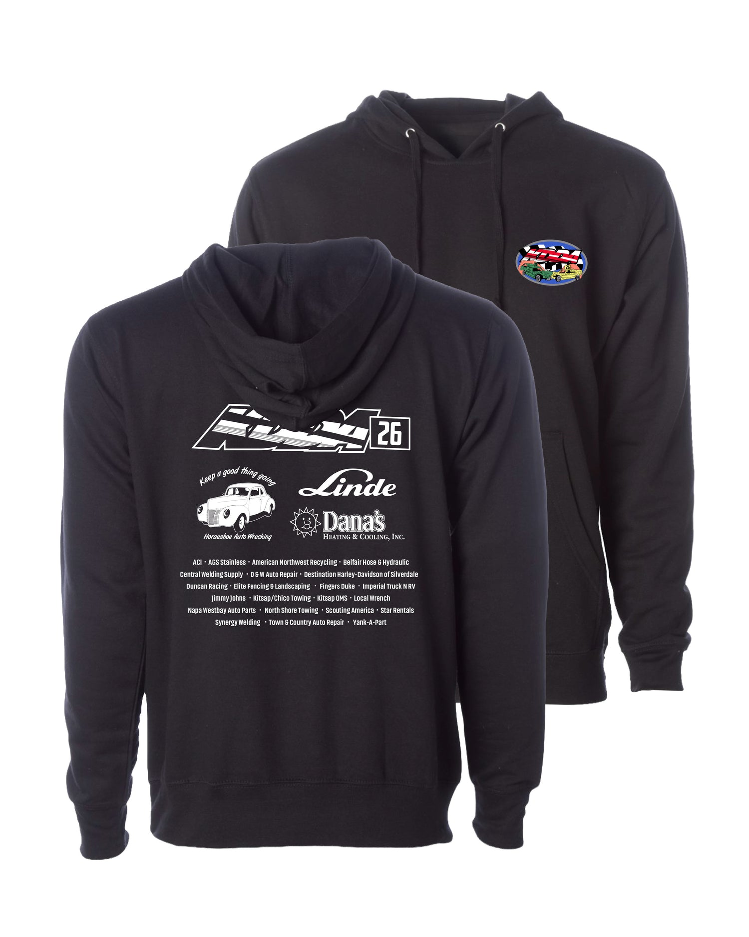 Kitsap Destruction Derby · 2026 Sponsor Hoodie