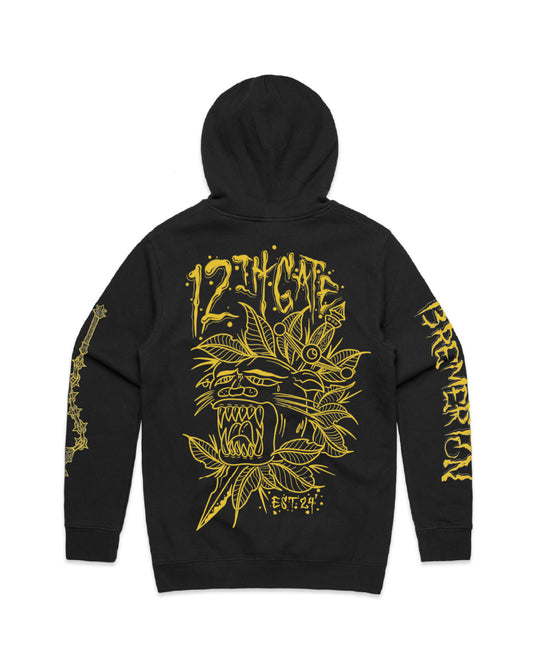 12th Gate Tattoo · Panther Hoodie