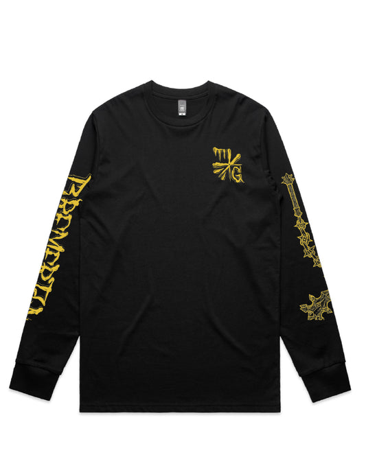12th Gate Tattoo · Panther Long Sleeve Tee