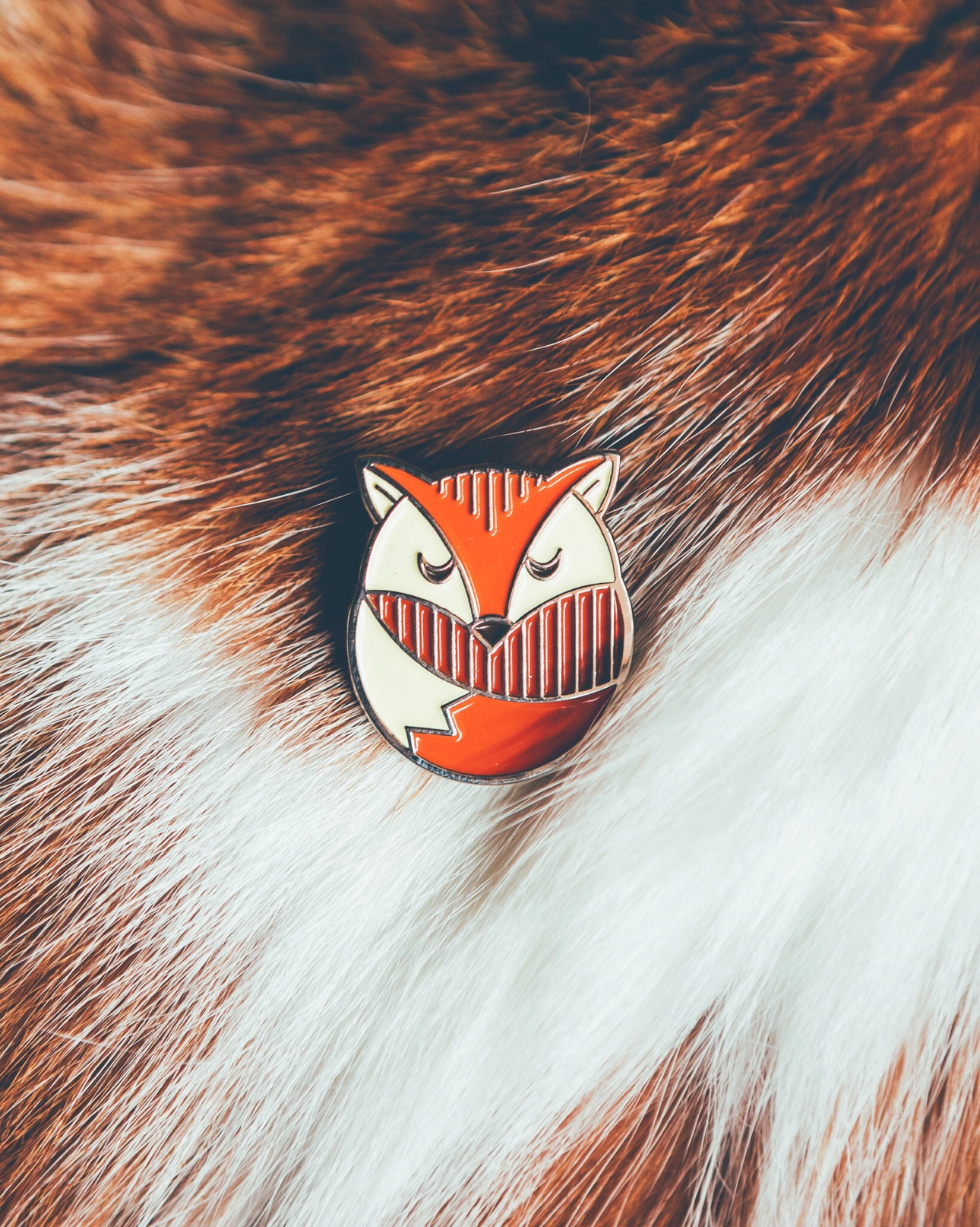 Fox · Enamel Pin