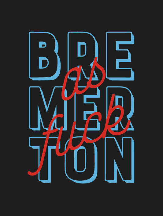 Bremerton AF · Jumbo Canvas Tote