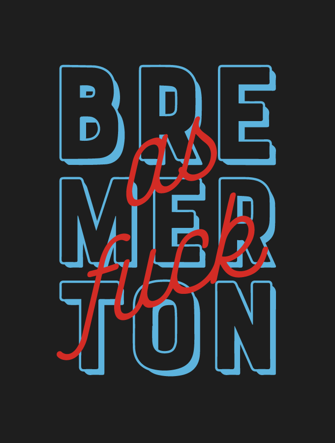 Bremerton AF · Jumbo Canvas Tote