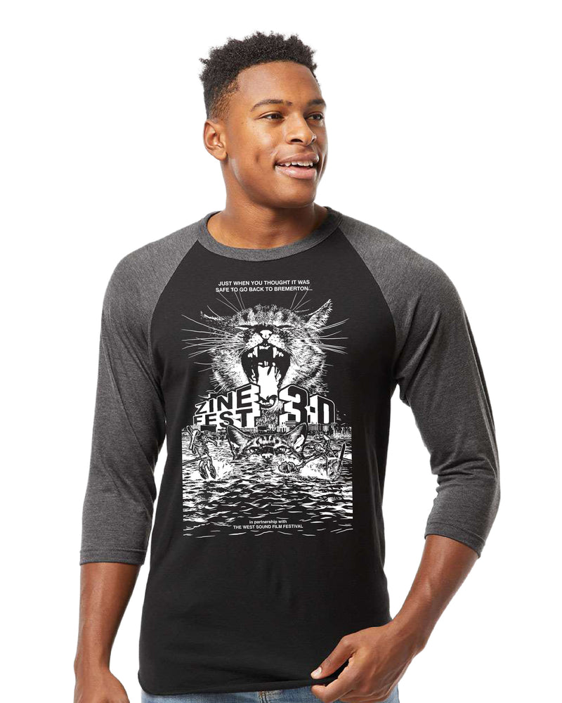 Bremerton Zine Fest · Raglan T-Shirt