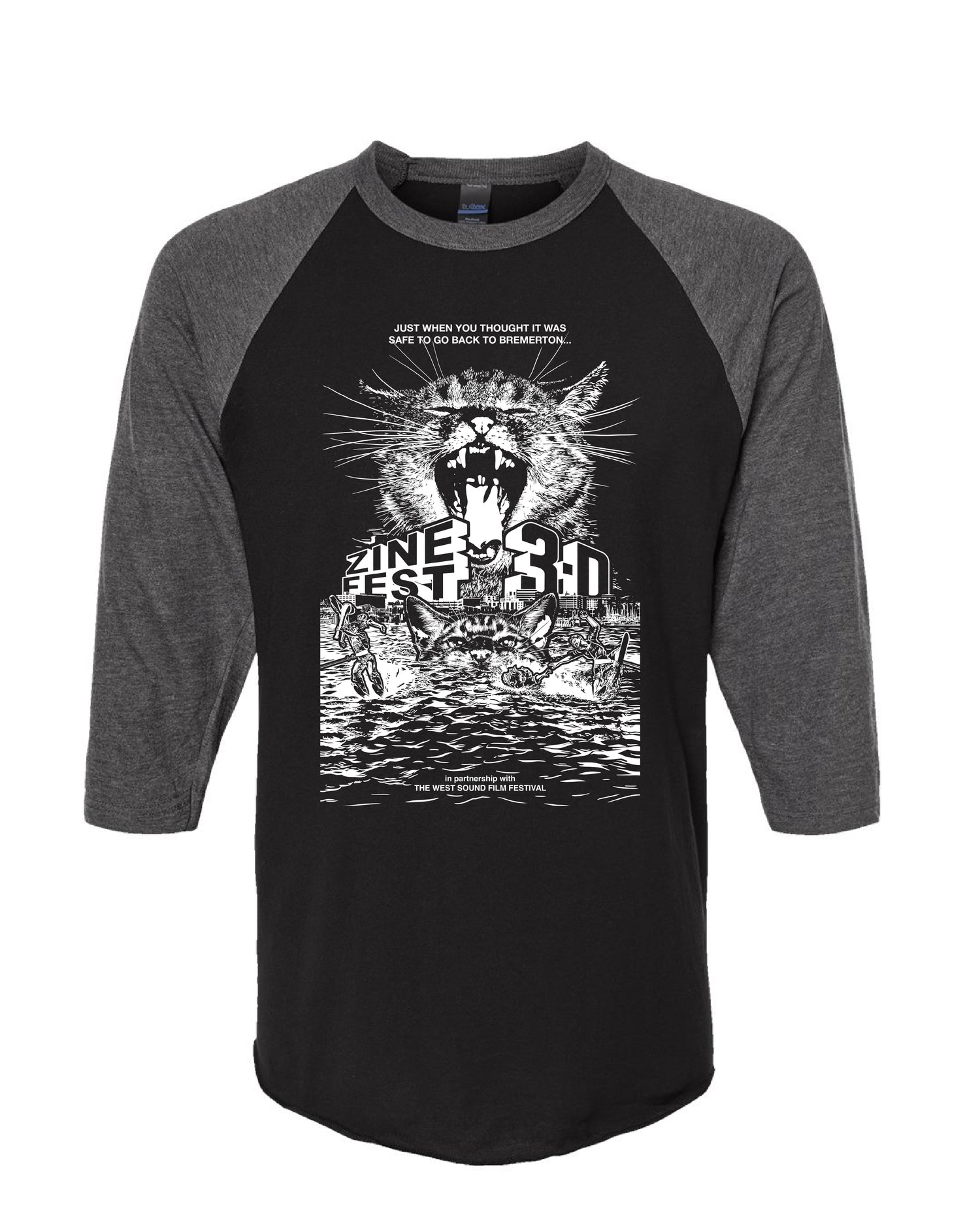 Bremerton Zine Fest · Raglan T-Shirt