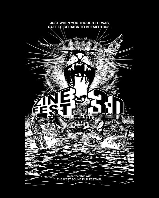 Bremerton Zine Fest · Cropped T-Shirt