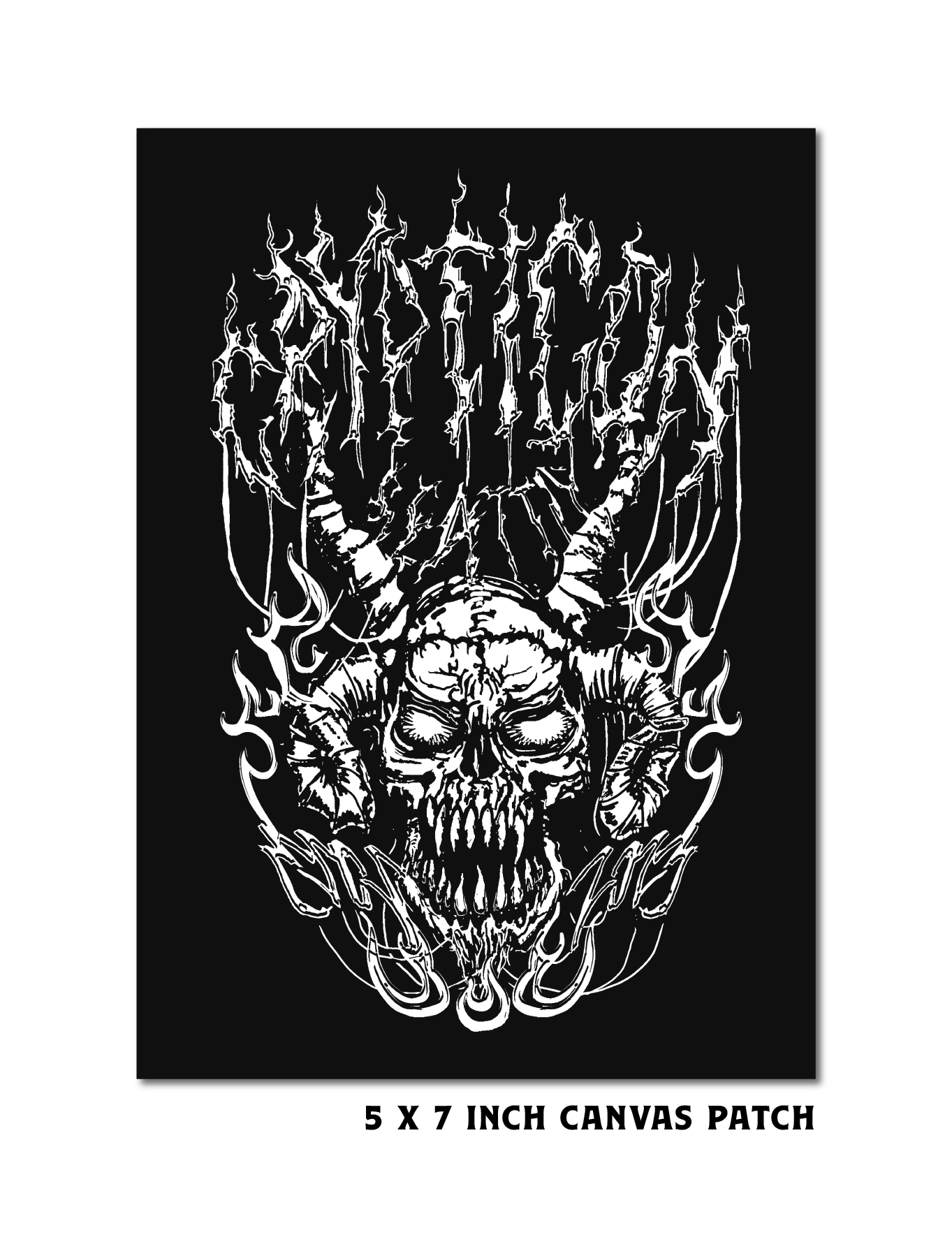 Crypticon 2023 · Death Metal Canvas Patch