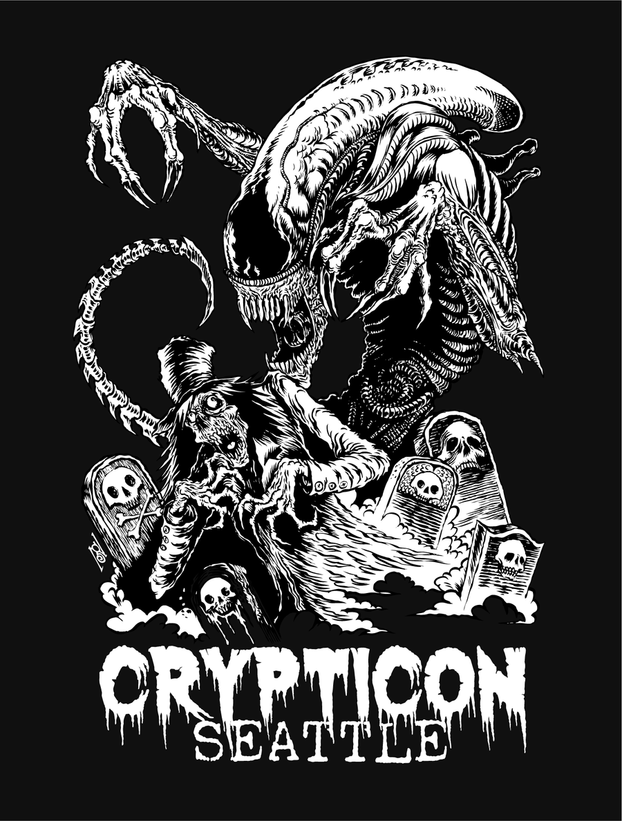 Crypticon · Alien Creeper Canvas Patch
