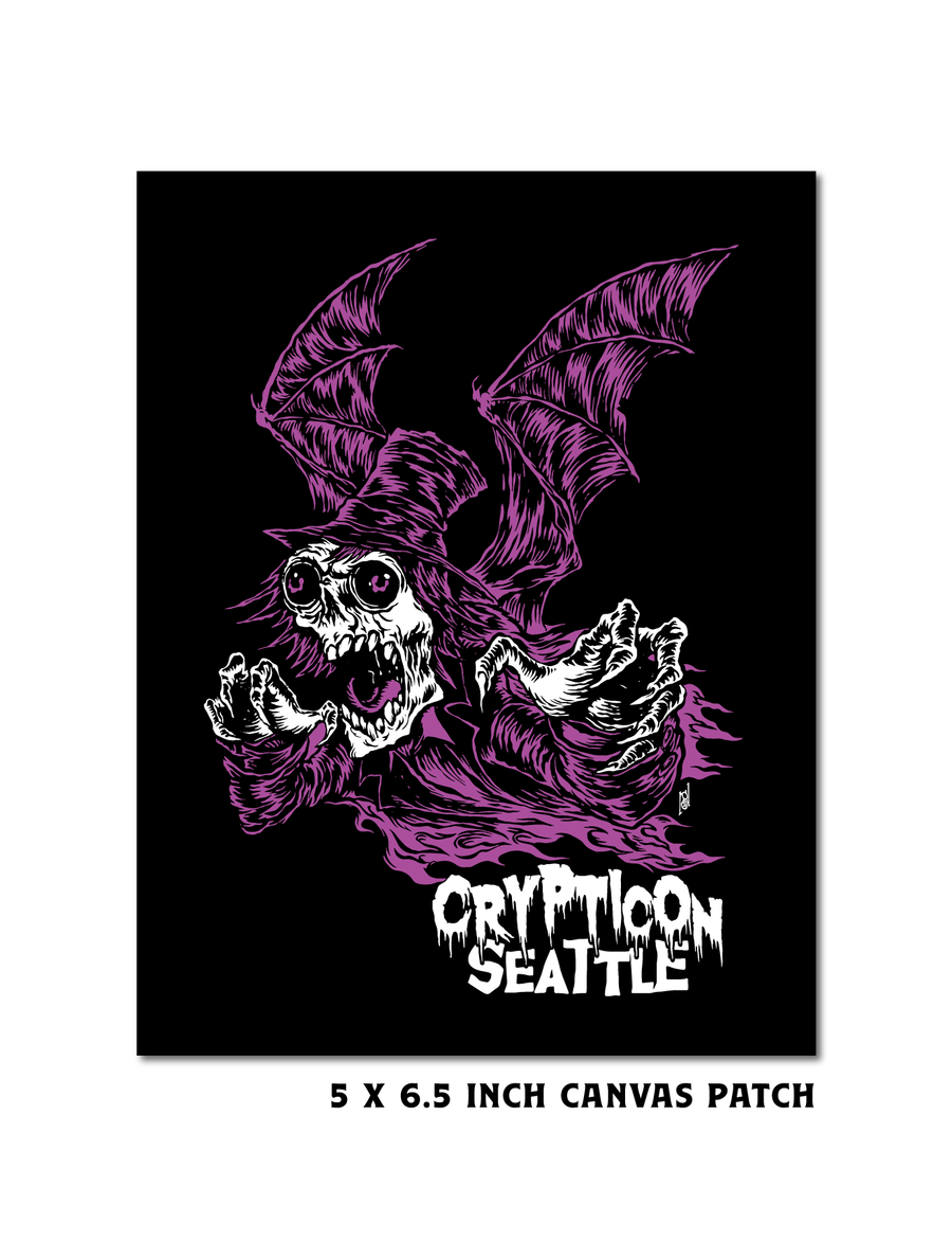 Crypticon · Batwing Creeper Canvas Patch