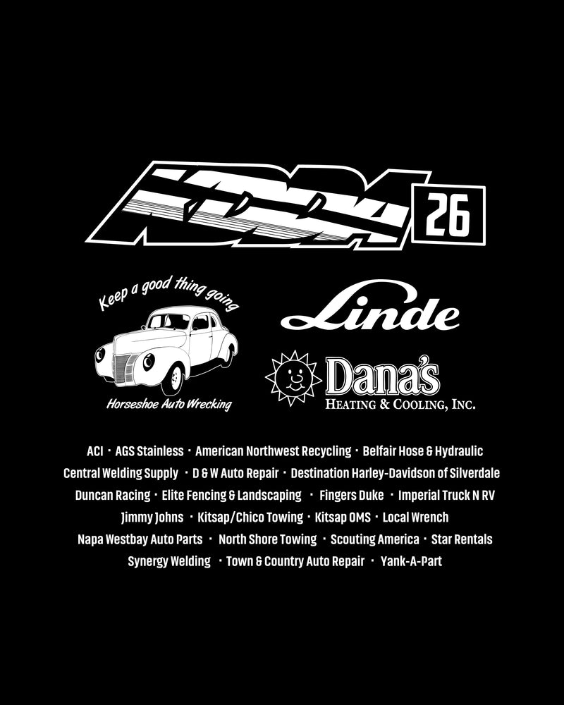 Kitsap Destruction Derby · 2026 Sponsor Tee