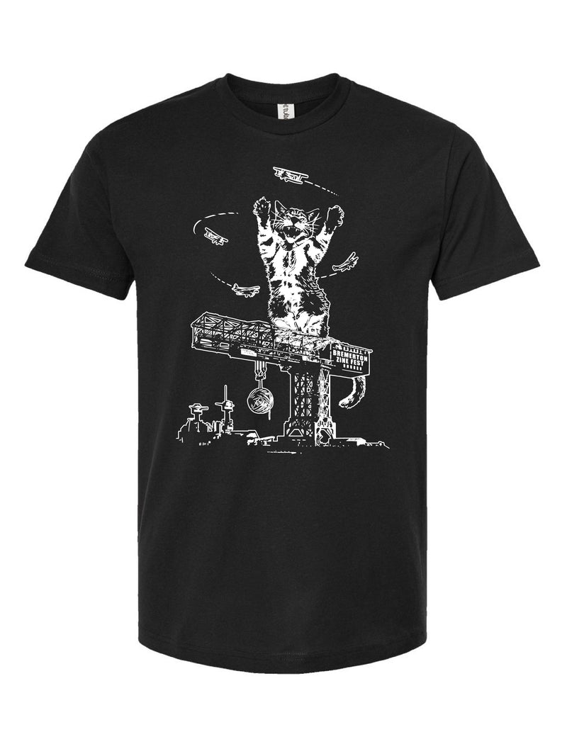 Bremerton Zine Fest  ·  Kitty Kaiju 2023 T-Shirt