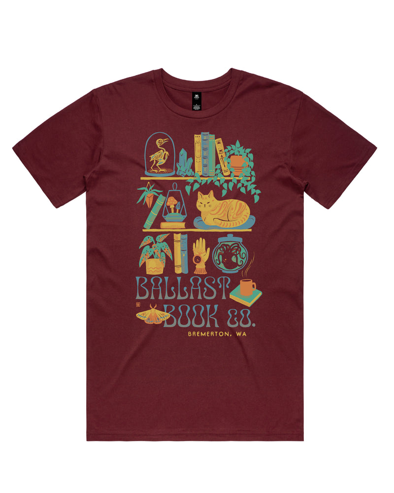 Ballast Book Co 2025 · Burgundy T-Shirt