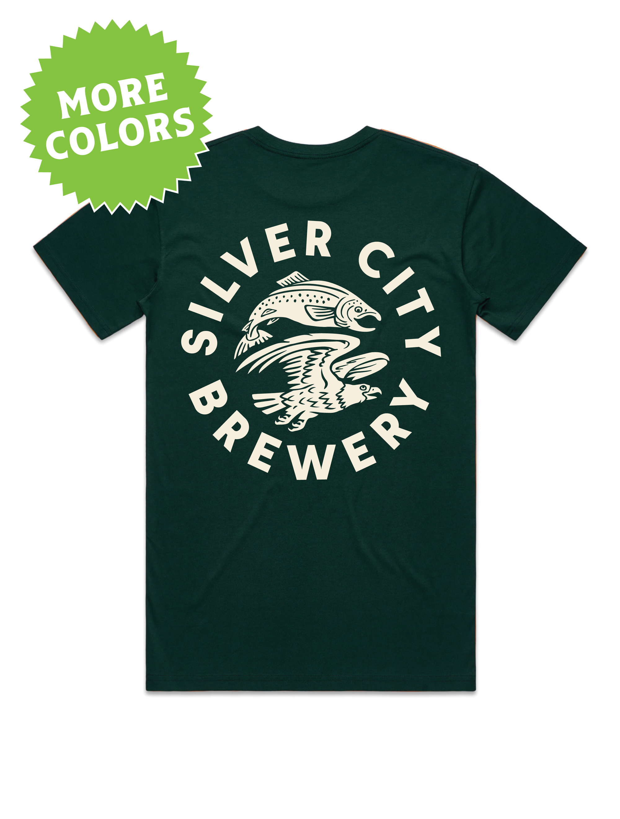 Silver City Brewery · Sea &amp; Sky Badge Tee