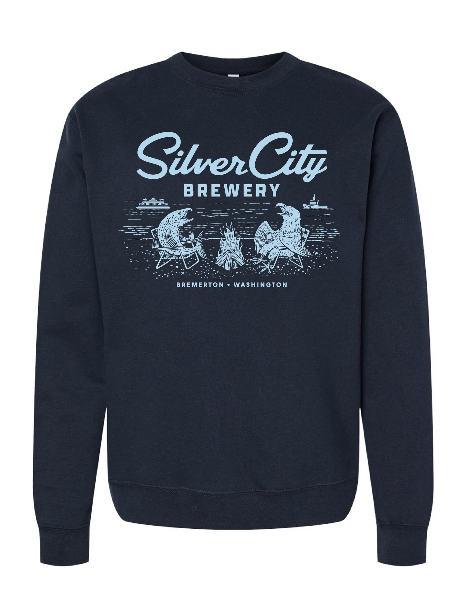 Silver City Brewery · Beers On The Beach · Crewneck Sweatshirt