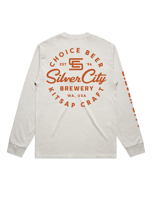 Silver City Brewery · Faded Bone Long Sleeve Tee