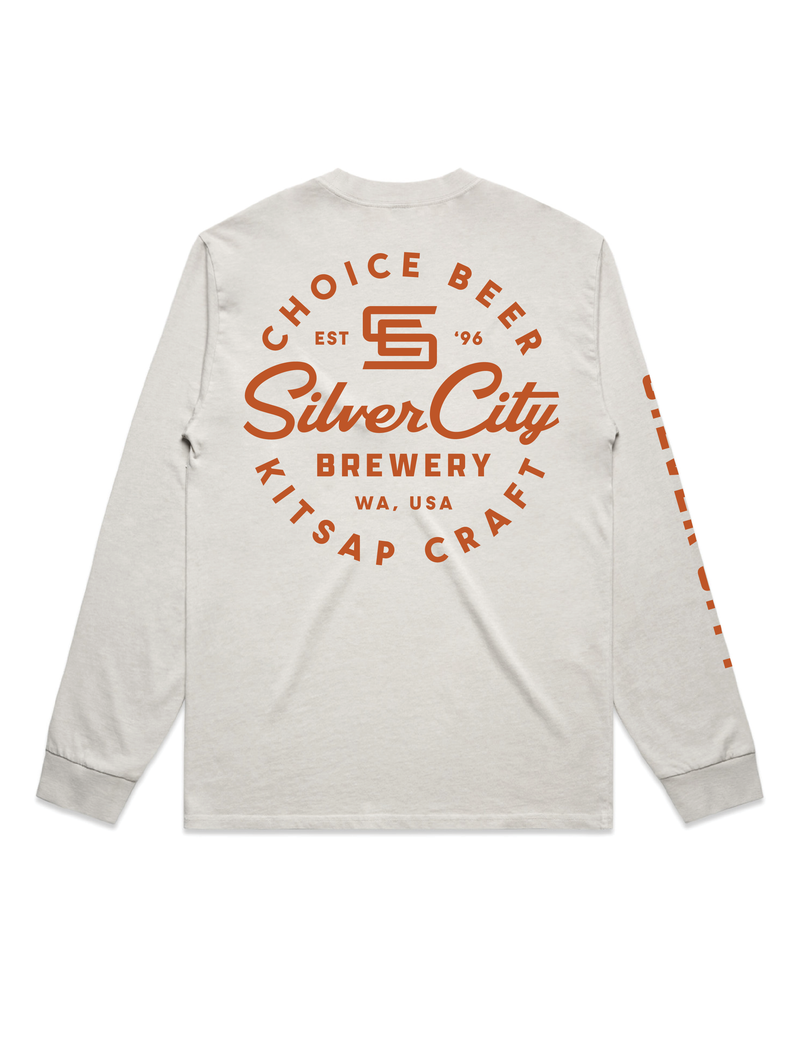 Silver City Brewery · Faded Bone Long Sleeve Tee
