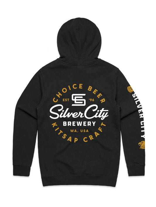 Silver City Brewery · Choice Beer · Black Pullover Hoodie