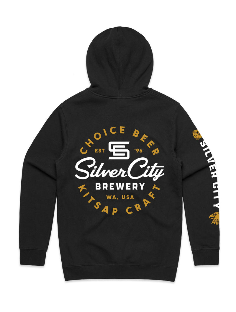 Silver City Brewery · Choice Beer · Black Pullover Hoodie