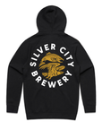 Silver City Brewery · Sea & Sky Black Zip Hoodie