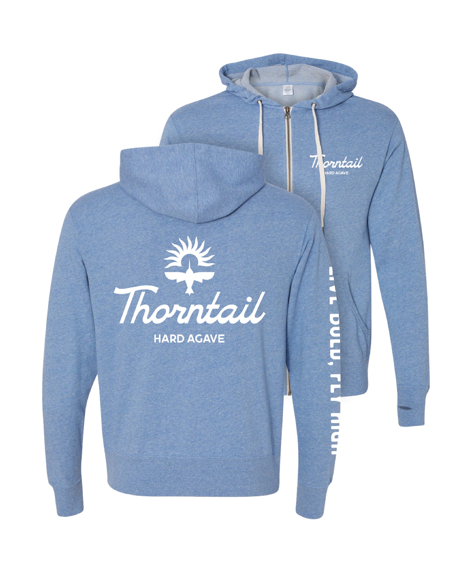Thorntail Hard Agave · Zip-Up Hoodie