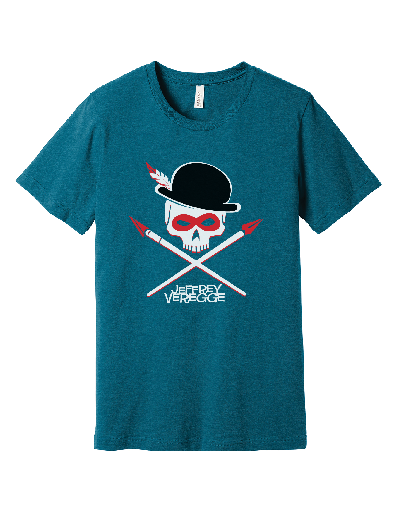 Jeffrey Veregge Logo · Deep Teal T-Shirt