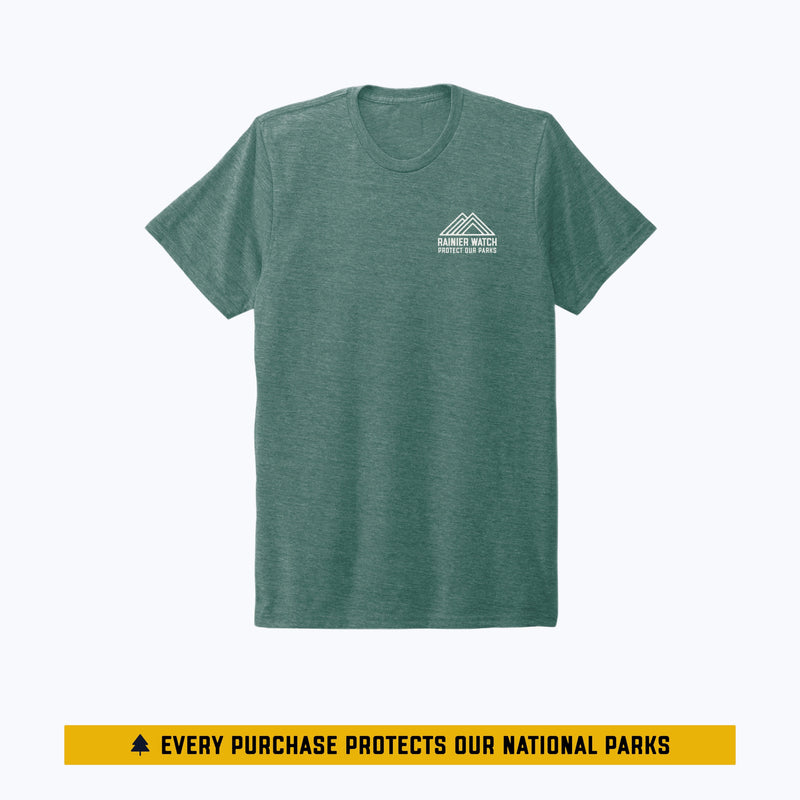 Washington National Parks Unisex Eco Tee - Sea Green