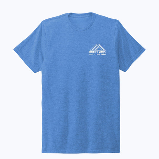 Washington National Parks Eco Tee - Azure Blue