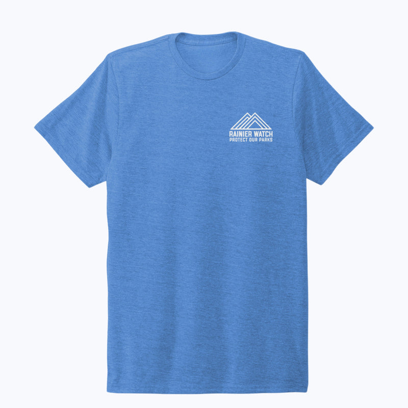Washington National Parks Eco Tee - Azure Blue