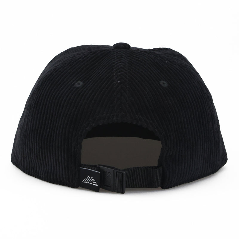 Neon Sunset Corduroy Cap - Black
