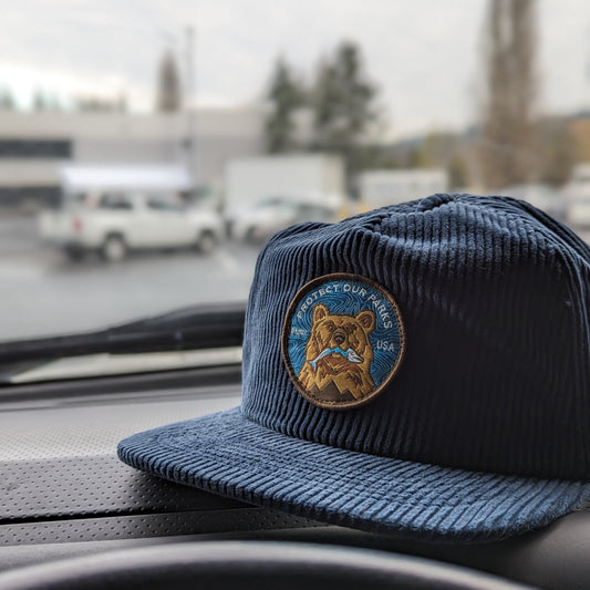 Protect Our Parks Bear Corduroy Cap