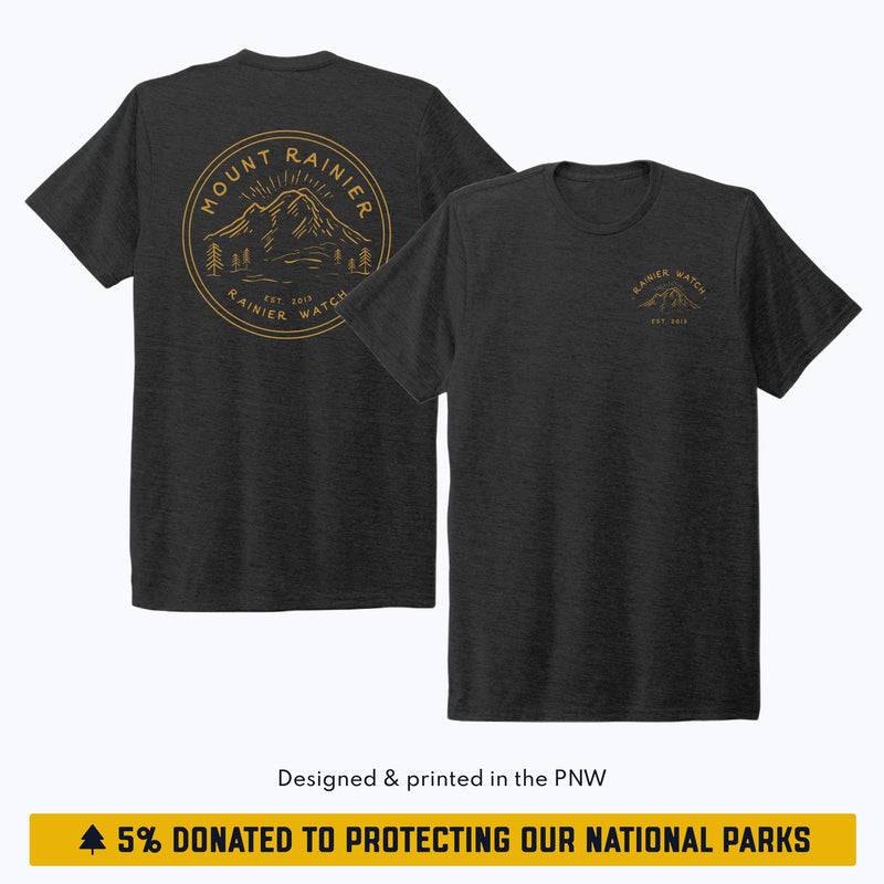 Ranger - Unisex Eco Tee - Double Sided - Heather Black