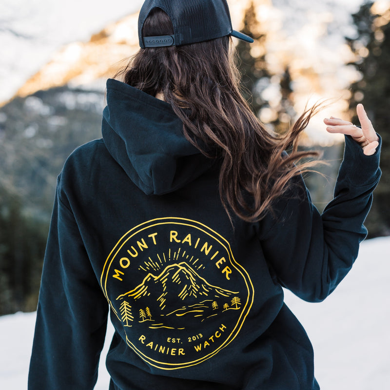 Ranger Hoodie Sweatshirt - Heavyweight - Black