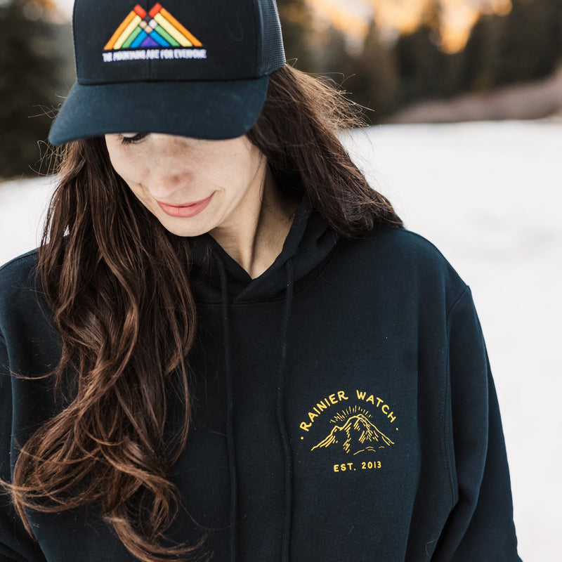 Ranger Hoodie Sweatshirt - Heavyweight - Black