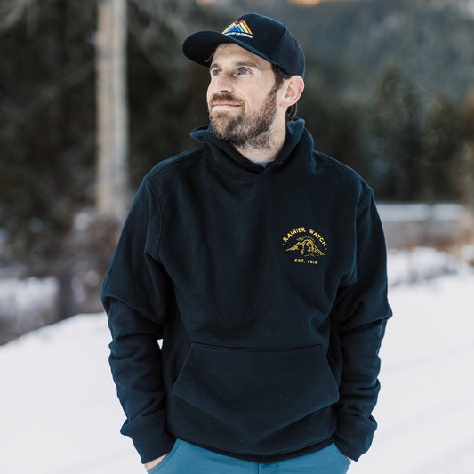Ranger Hoodie Sweatshirt - Heavyweight - Black
