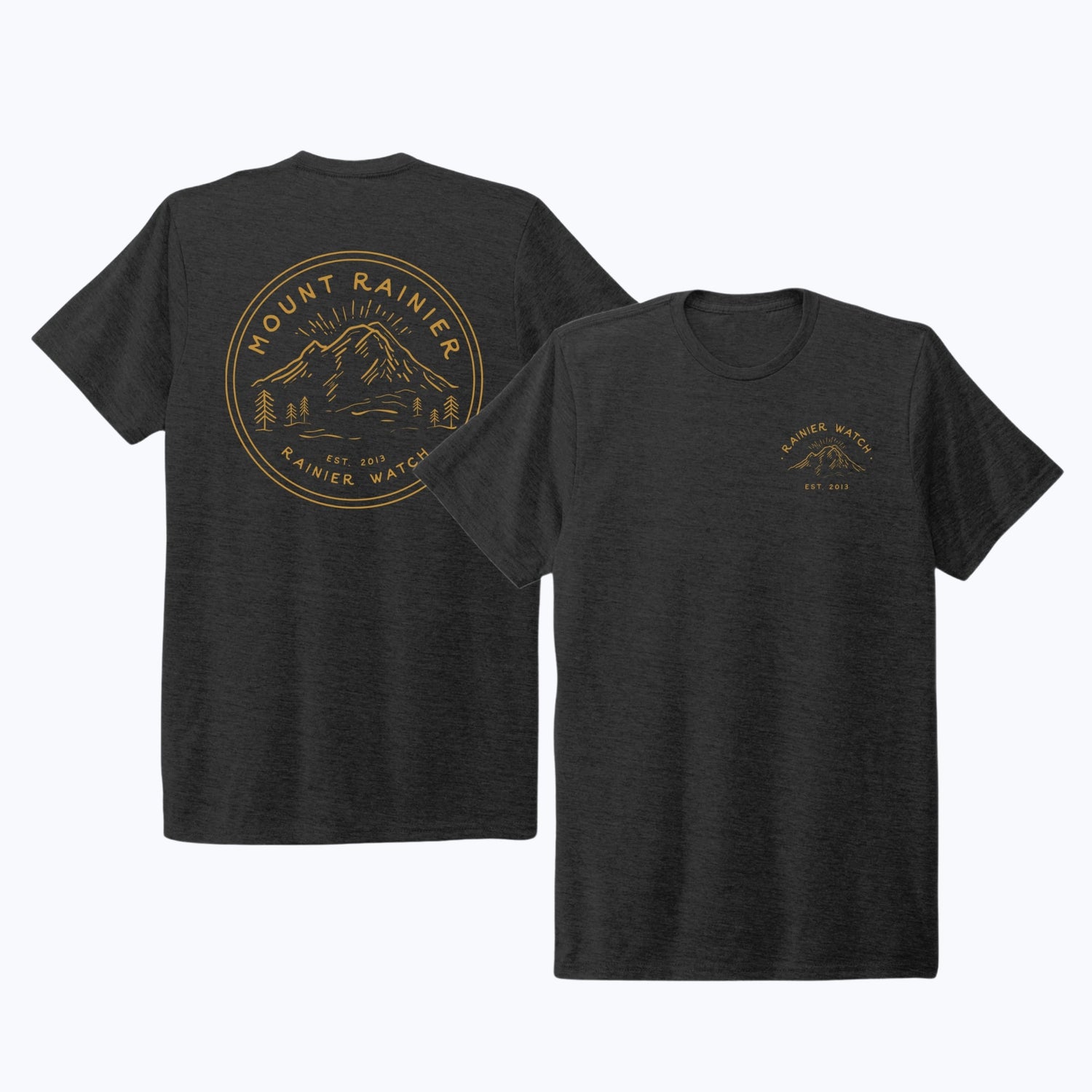 Ranger - Unisex Eco Tee - Double Sided - Heather Black