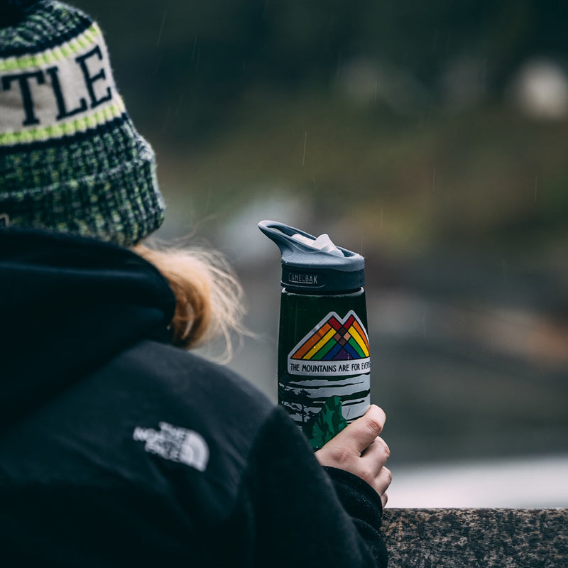 The Mountains are for everyone Sticker