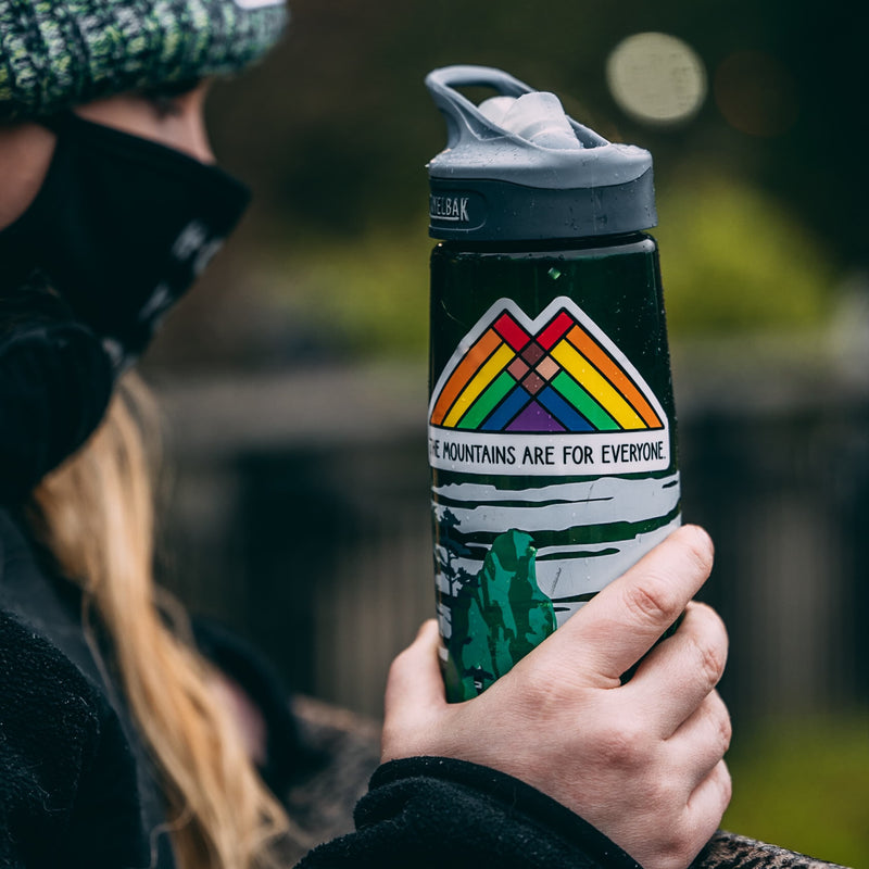 The Mountains are for everyone Sticker
