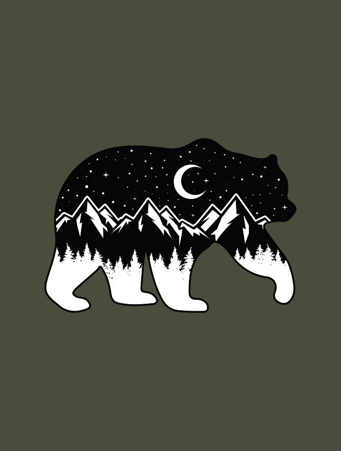 Night Sky Bear · Unisex T-Shirt