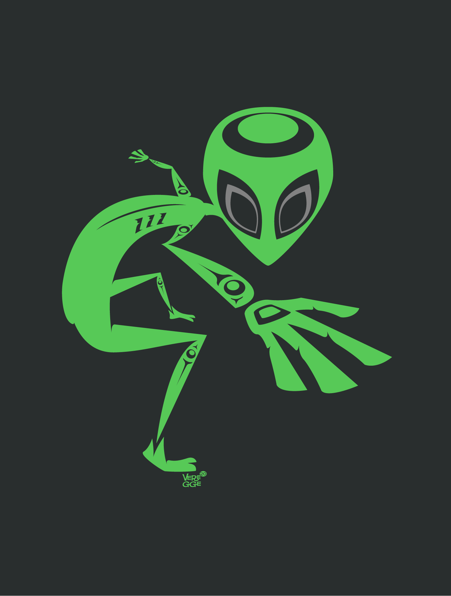 Little Green Man · Unisex Tee