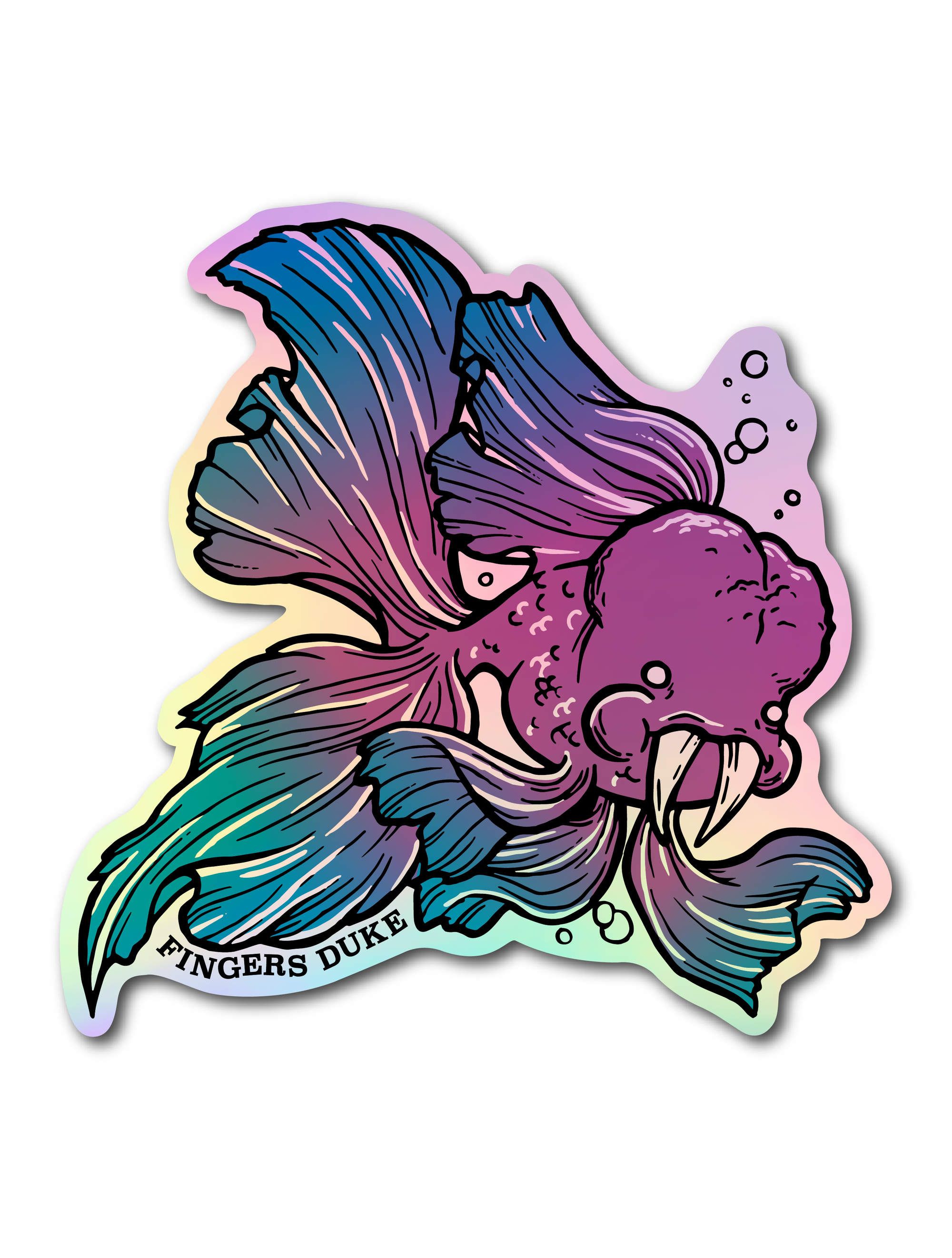 Fish Stick(er) · Holographic Sticker