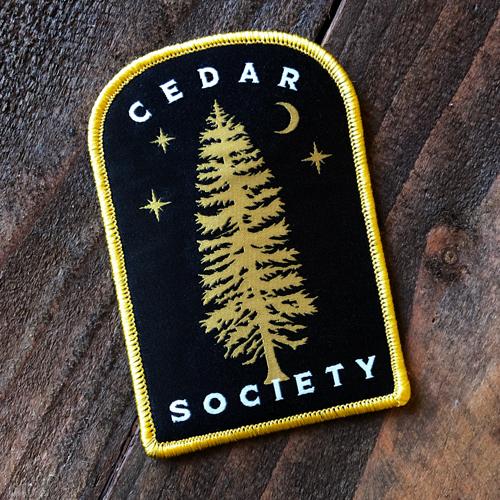 Cedar Society · Iron-on Patch