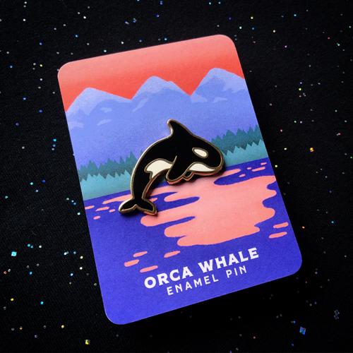 Orca Whale · Enamel Pin