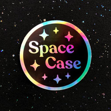 Space Case · Holographic Sticker