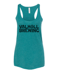 Valhöll Brewing · Teal Triblend Racerback Tank