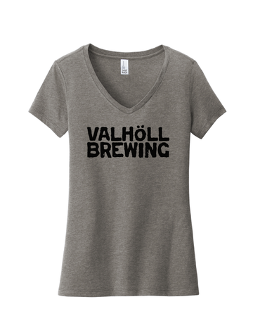 Valhöll Gray Frost · Ladies V-Neck Tee